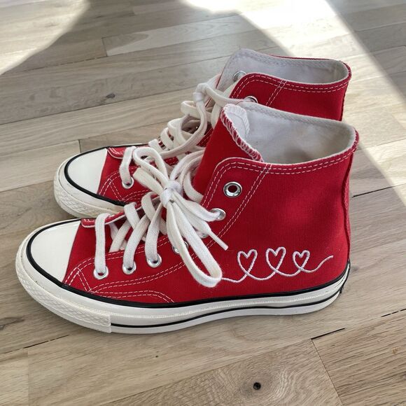 CONVERSE CHUCK 70 'MADE WITH LOVE Women’s Sz 6 - Picture 4 of 9